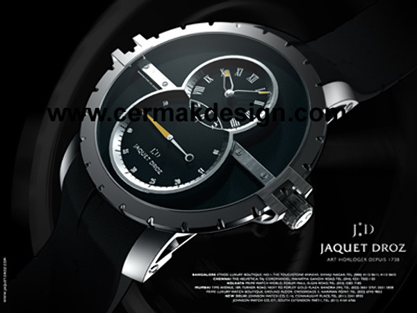 3d model luxury watch jaquet droz - Jaquet Droz by cermaka